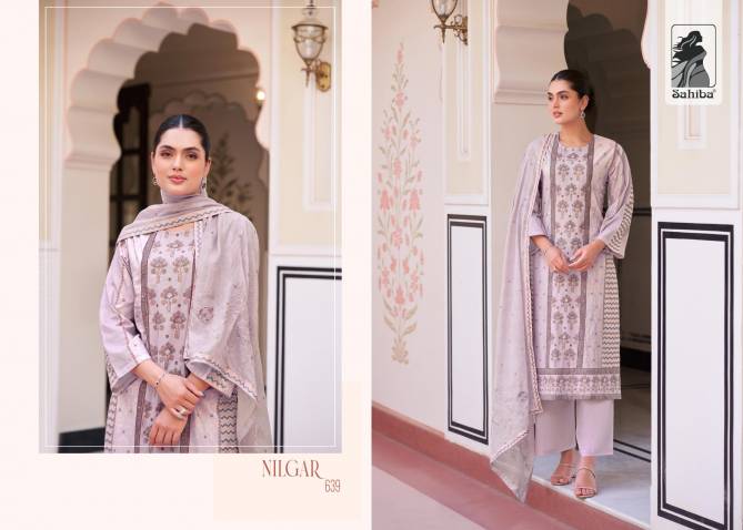 Nilgar By Sahiba Hand Work Cotton Dress Material Wholesale Shop In Surat